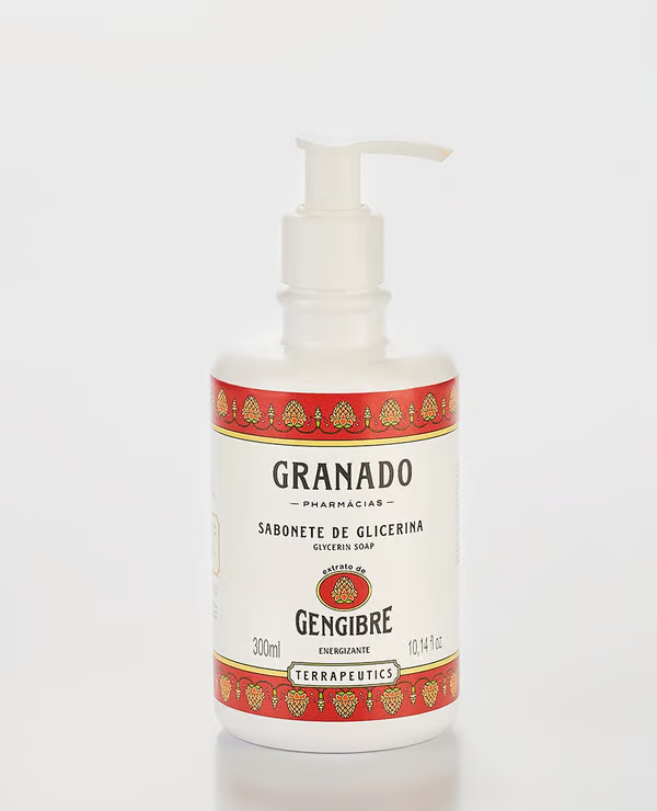SABONETE LÍQUIDO DE GLICERINA GRANADO GENGIBRE 300ML
