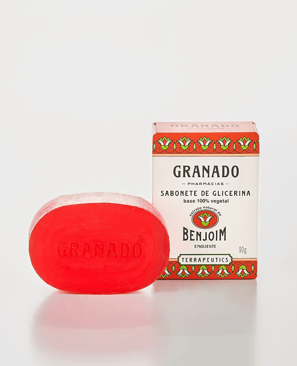 SABONETE EM BARRA DE GLICERINA GRANADO BENJOIM 90G